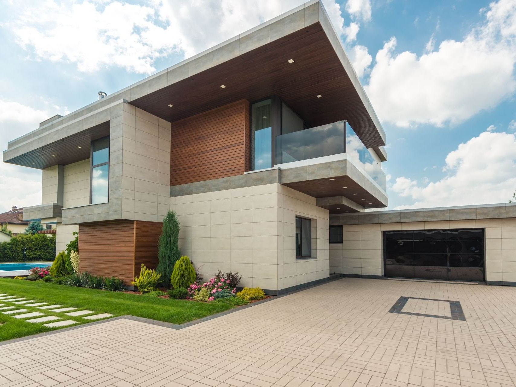 Modernes Wohnhaus mit hochwertiger Architektur